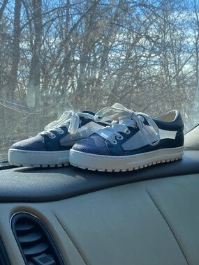 Ron White Navy Sneakers